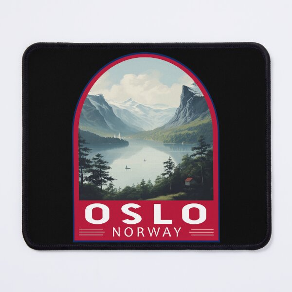 Item preview, Oslo Norway Travel Art Emblem designed and sold by KrisSidDesigns.