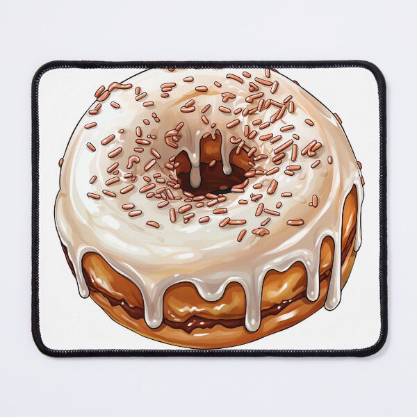 Item preview, Glazed vanilla donut designed and sold by ivanmejia.