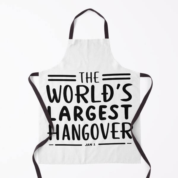 Item preview, The World's Largest Hangover, Jan 1 - Funny New Year January 1st designed and sold by Spiprinto.