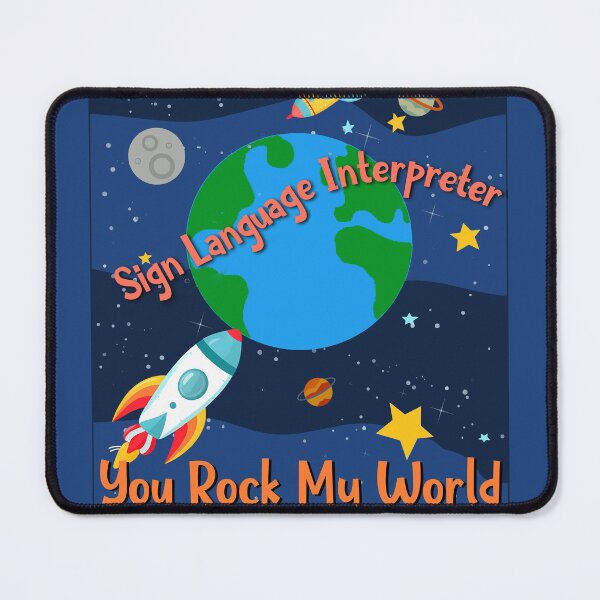 Item preview, You Rock My World Sign Language Interpreter, Sign Language Interpreter gift, Appreciation Gift, Thank you gift designed and sold by MAKEtoFIT.