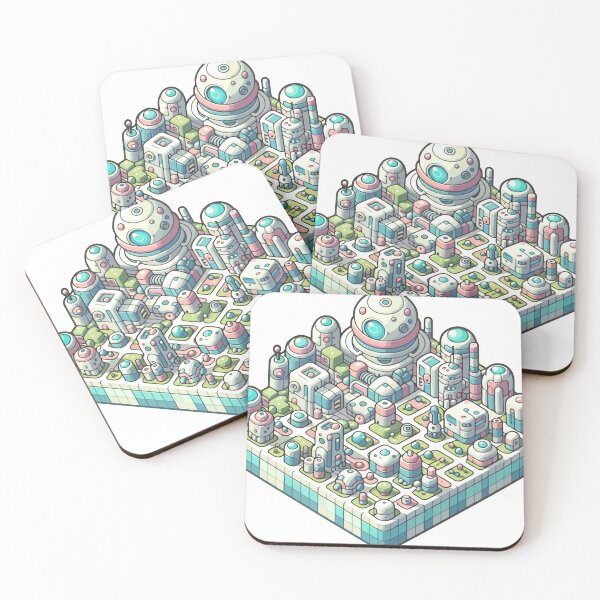 Item preview, Whimsical Techtopia: Future City Unveiled designed and sold by OniumEth.