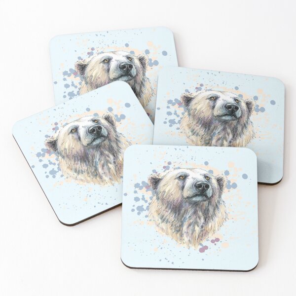 Item preview, Watercolor Polar Bear designed and sold by HolidayBug.