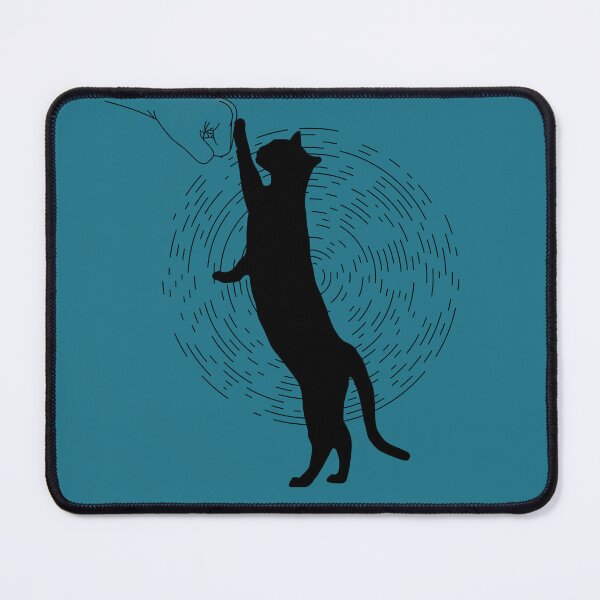 Item preview, cat fist bump modern abstract design. designed and sold by Shadyfruit.