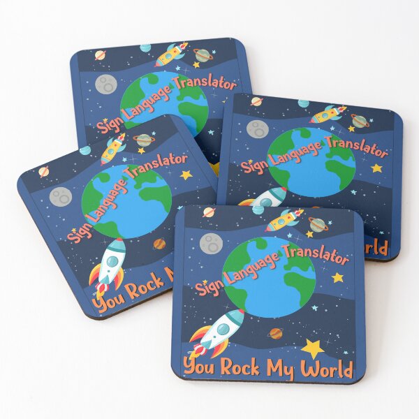 Item preview, You Rock My World Sign Language Translator, Sign Language Translator gift, Appreciation Gift, Thank you gift designed and sold by MAKEtoFIT.