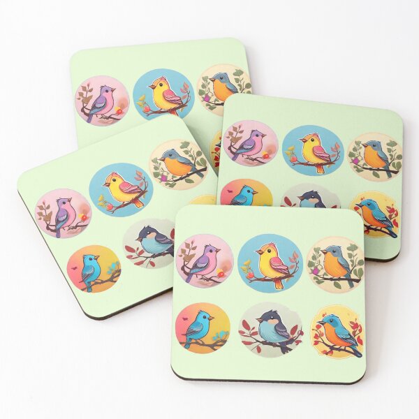 Item preview, Colorful Birds  designed and sold by Rislam.