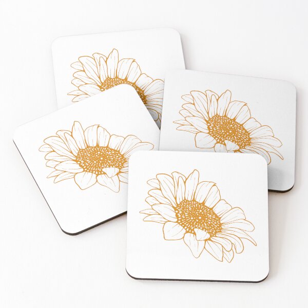Item preview, Daisy Line Art Illustration designed and sold by ONLINE DISTRICT.