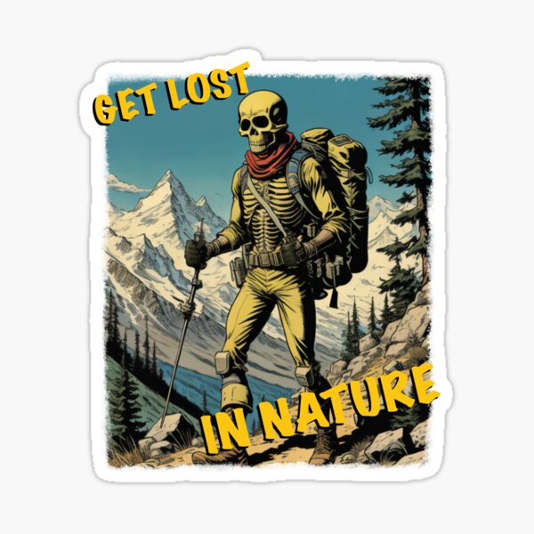 Lost in nature  Sticker