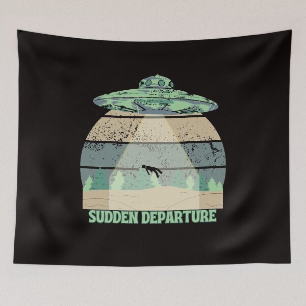 Item preview, Sudden Departure Alien Abduction designed and sold by slicksquid.