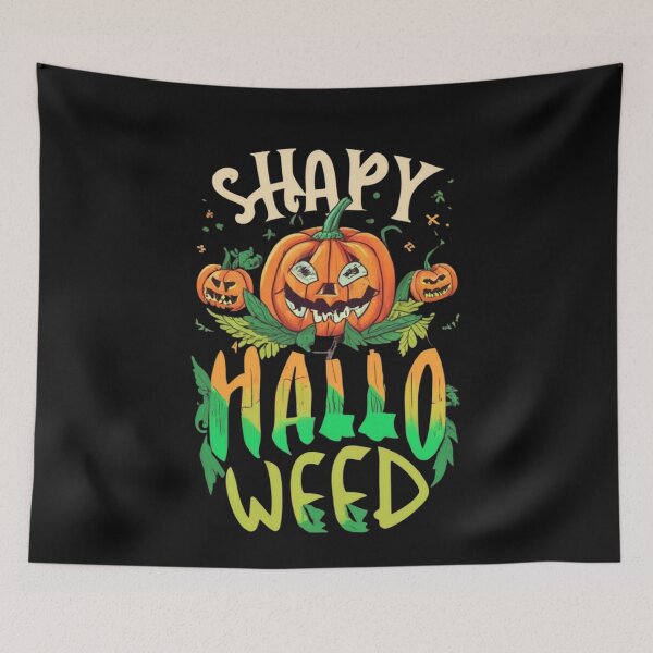 Item preview, Funny Hallo Weed Pumpkin designed and sold by AAcrew.