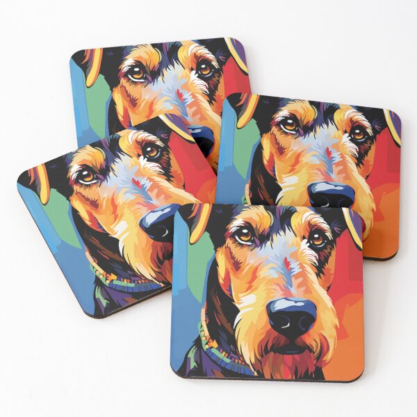 Item preview, Airedale Terrier Dog Home Decor Art designed and sold by TheWildFlix.