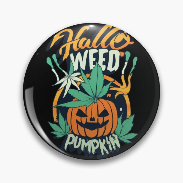 Item preview, Funny Hallo Weed Pumpkin designed and sold by AAcrew.