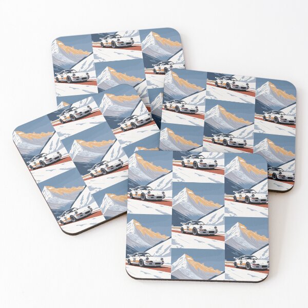 Item preview, Vintage Racing Car Snowy Scene designed and sold by VenZolic.