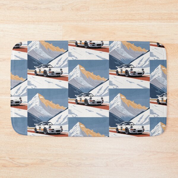 Item preview, Vintage Racing Car Snowy Scene designed and sold by VenZolic.