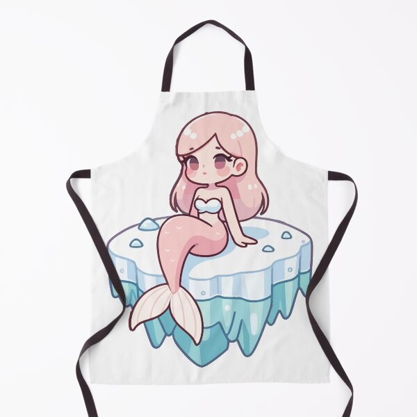 Item preview, Charming Pink-Haired Mermaid on Icy Platform designed and sold by OniumEth.