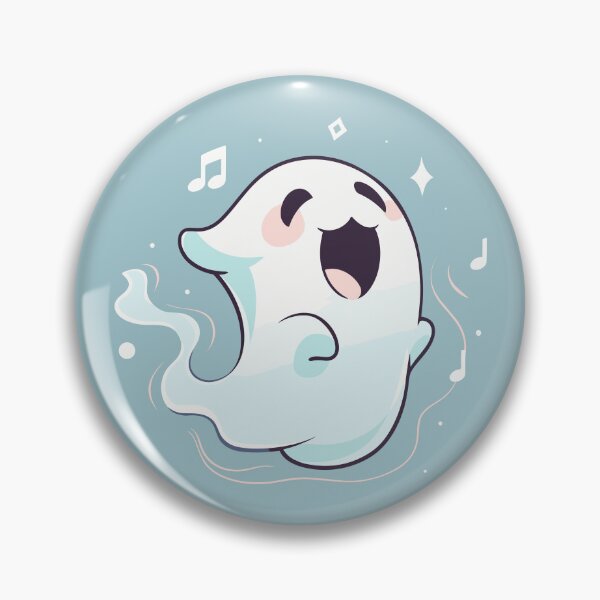 Item preview, Cute singing ghost designed and sold by etherElric.