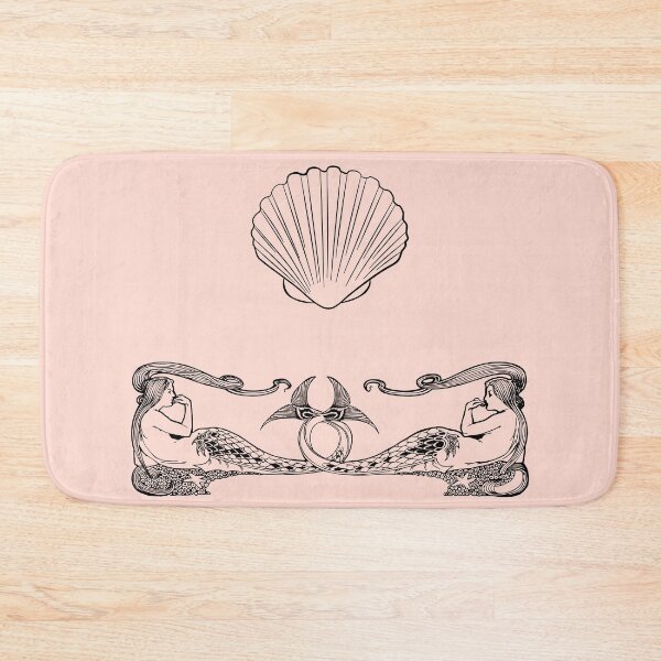 Item preview, Antique mermaids with magical seashell beach design designed and sold by TheLocoShop.