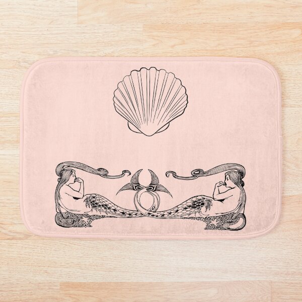 Item preview, Antique mermaids with magical seashell beach design designed and sold by TheLocoShop.