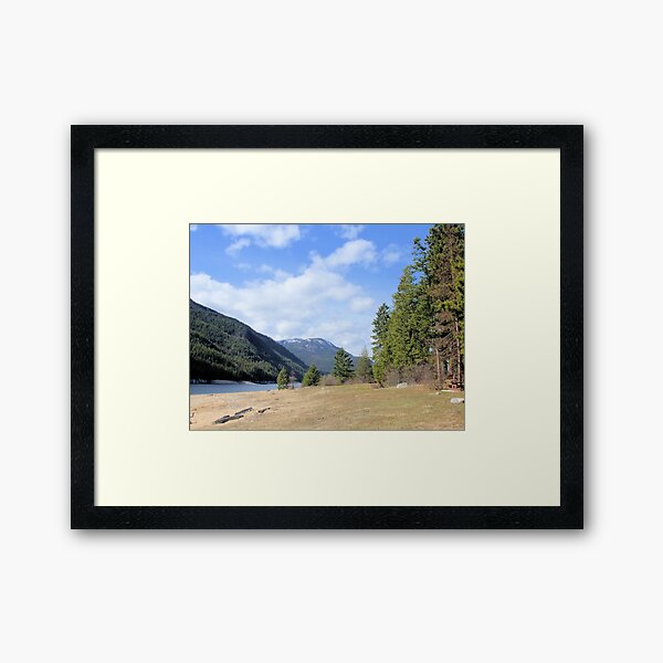 Wilderness Park Mountain Vista 1. Framed Art Print