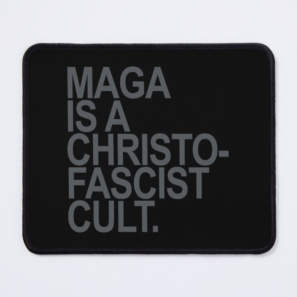 Item preview, MAGA is a christofascist cult (SUBTLE GRAY) designed and sold by Thelittlelord.