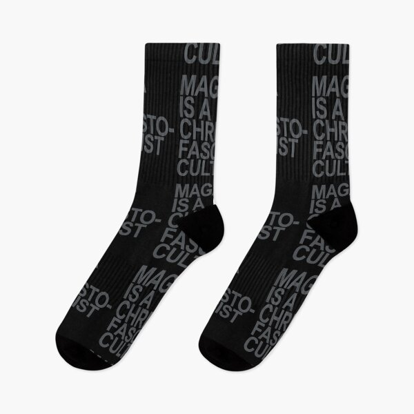Item preview, MAGA is a christofascist cult (SUBTLE GRAY) designed and sold by Thelittlelord.