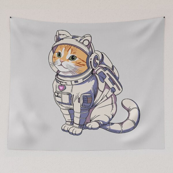 Item preview, Cat Astronaut designed and sold by PURPLERAIN99.