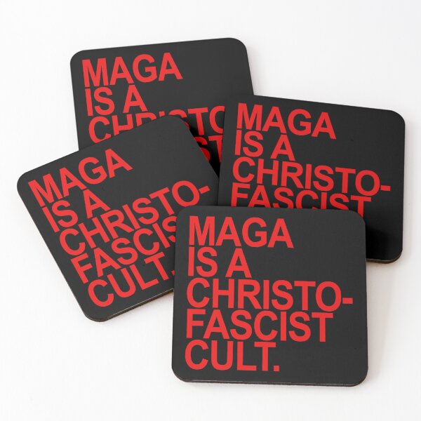 Item preview, MAGA is a christofascist cult (RED) designed and sold by Thelittlelord.