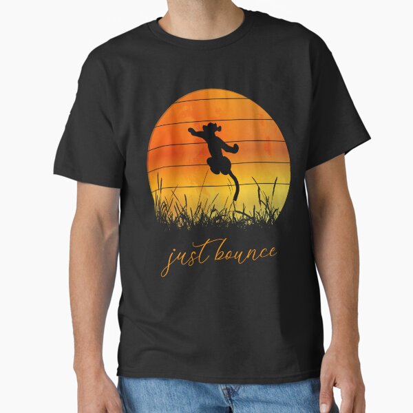 Vista previa del artículo con la obra «Tigger acaba de rebotar Winnie the Pooh Atardecer», diseñado y vendido por amandaestauffer.