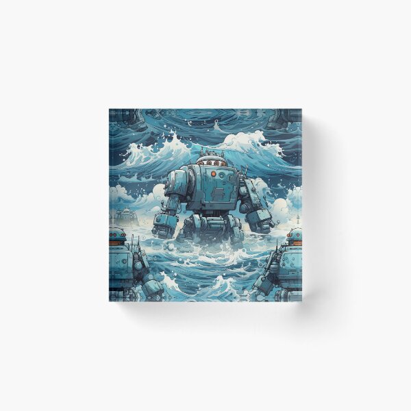 Item preview, Robots: Blue designed and sold by Pedra Panda.