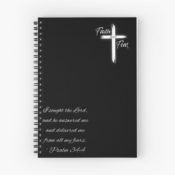 Item preview, Faith over Fear with Psalm 34:4 designed and sold by vASCENDv.