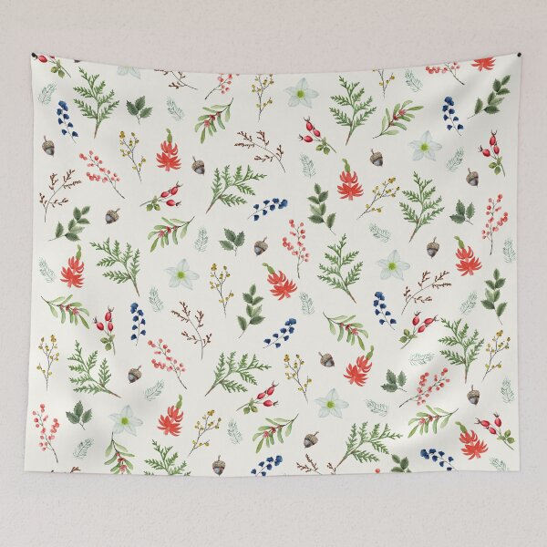 Item preview, Winter Foliage and Nuts: Nature's Elegance designed and sold by LolaVivaGigi.