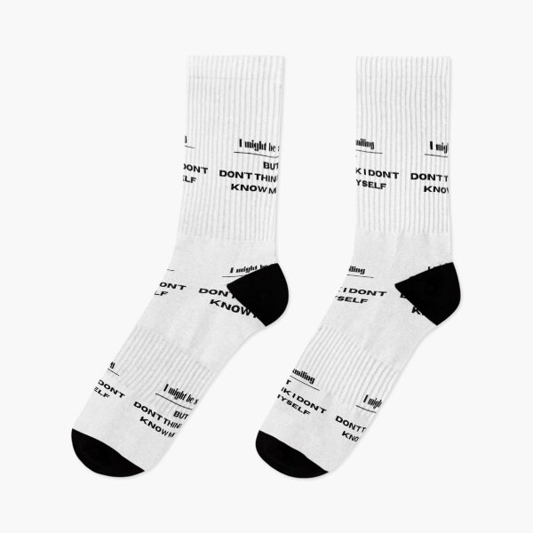 Item preview, I Might be Smiling but don't think I don't know Myself —Self Awareness. A Personal Humors Message designed and sold by kelsether.