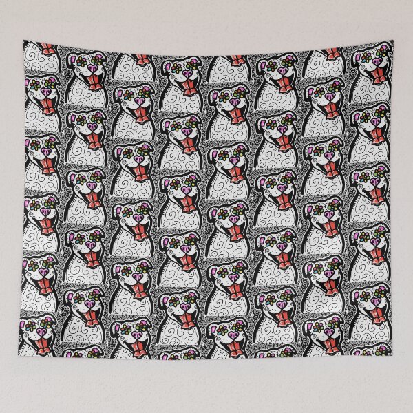 Item preview, Sugar Skull Dog Smiles designed and sold by Michele the Painter.