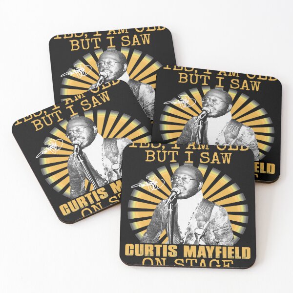 Item preview, Yes I'm Old But I Saw Curtis music Mayfield On Stage designed and sold by hortenciaing.