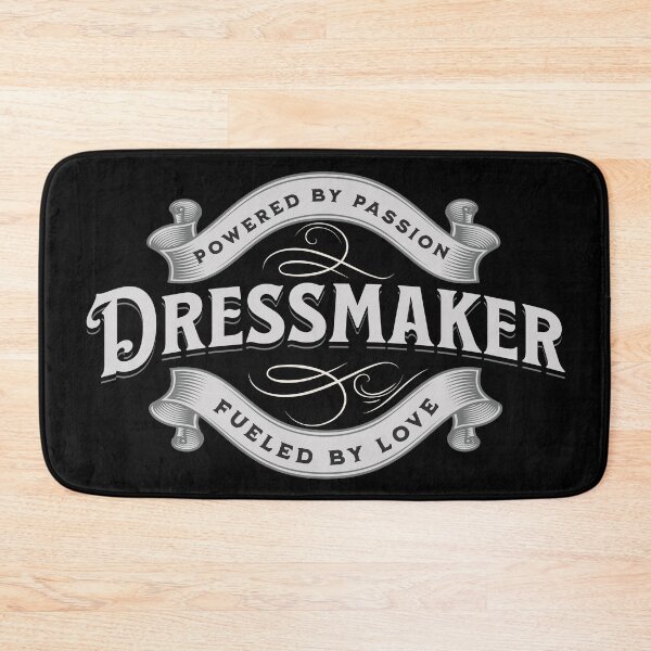 Item preview, Dressmaker powered by passion fueled by love jewelry maker gift ornamental ribbon designed and sold by MetalicBabe.