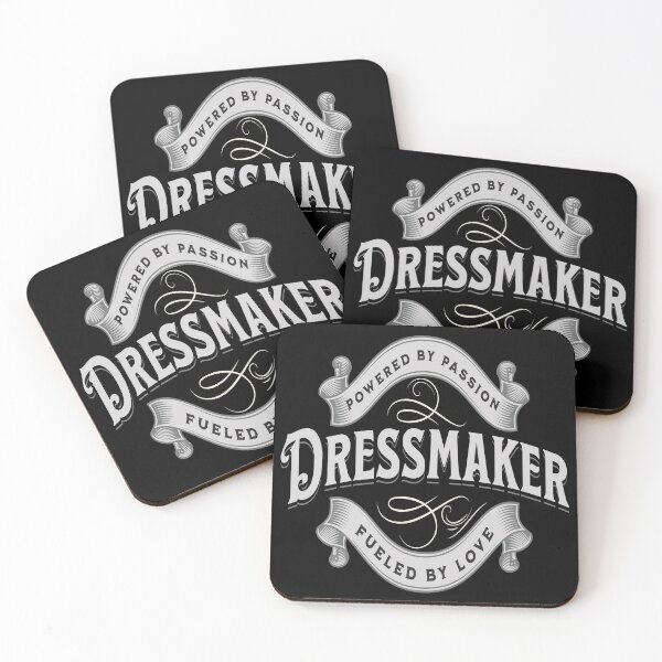 Item preview, Dressmaker powered by passion fueled by love jewelry maker gift ornamental ribbon designed and sold by MetalicBabe.