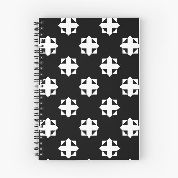 Item preview, Black and White Crosses on Squares and Dimonds, Checkerboard Pattern, Op Art designed and sold by PenguinForests.
