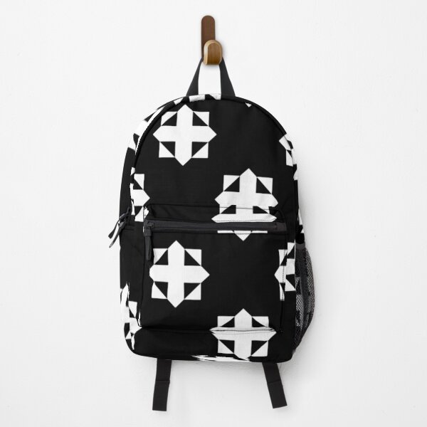 Item preview, Black and White Crosses on Squares and Dimonds, Checkerboard Pattern, Op Art designed and sold by PenguinForests.