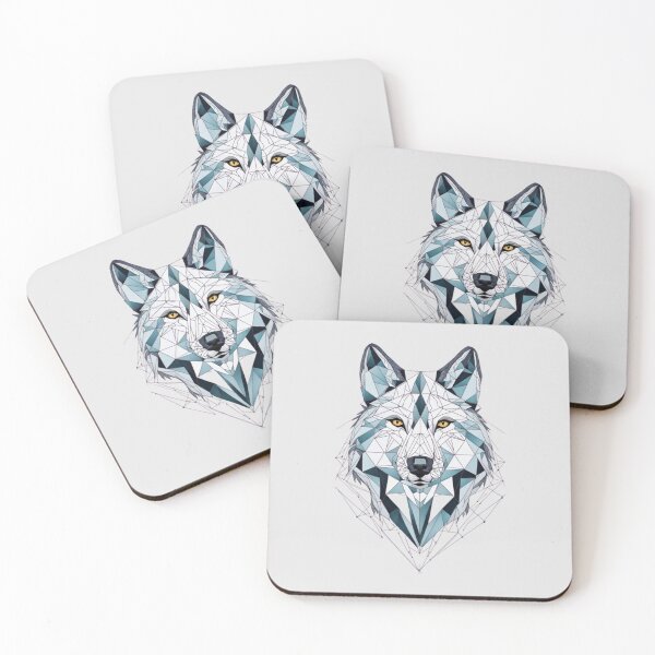 Item preview, modern style wolf designed and sold by SketchysDESIGNS.