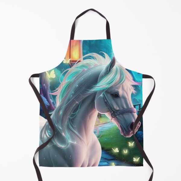 Item preview, White glowing Horse printed Graphic shirts and hoodies designed and sold by OutdoorArtistry.