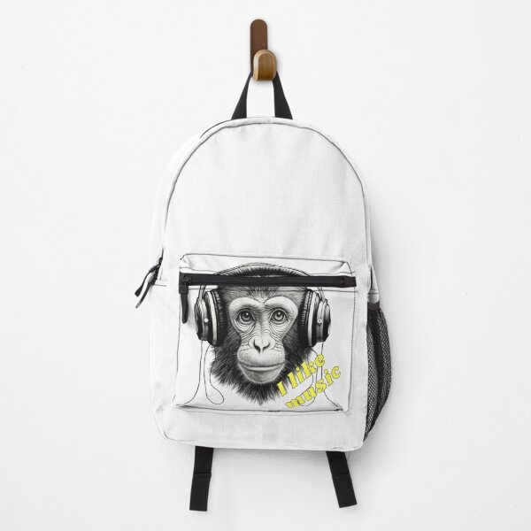 Item preview, Monkey wearing headphones designed and sold by GTMOSHOP.