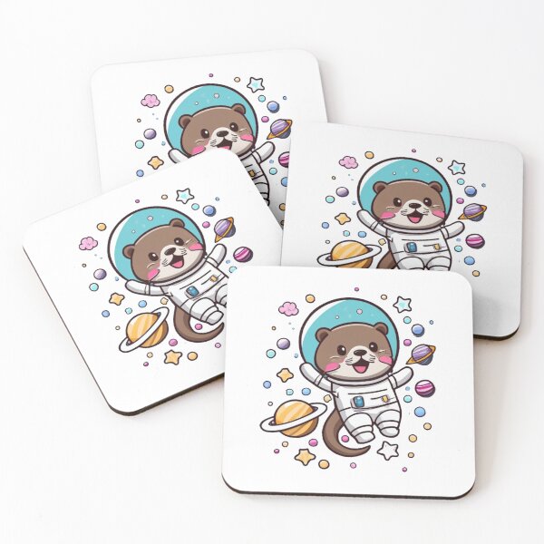 Item preview, Space otter astronaut  designed and sold by PawelNature.