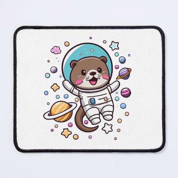 Item preview, Space otter astronaut designed and sold by PawelNature.