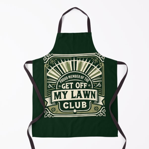 Item preview, Proud Member of the Get off My Lawn Club - Witty Lawn Mower designed and sold by TeesYouWant.