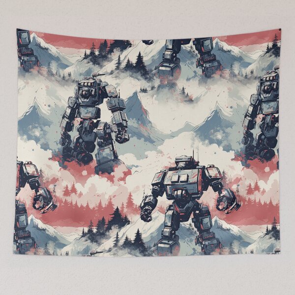 Item preview, Robots: White designed and sold by Pedra Panda.
