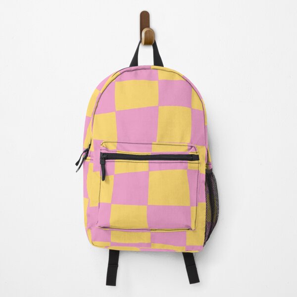 Item preview, Hand Drawn Checkerboard Pattern (pink/yellow) designed and sold by Design Minds Boutique.