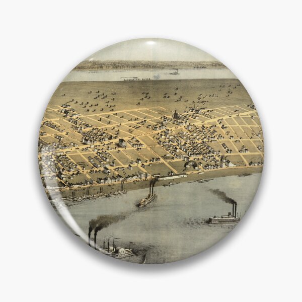 Item preview, Cairo, Illinois (1867) designed and sold by allhistory.