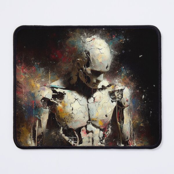 Item preview, Porcelain Cracked Android Artificial intelligence Ai designed and sold by AiPoliviosArt.