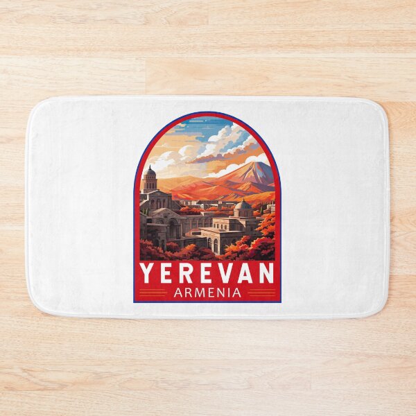 Item preview, Yerevan Armenia Travel Art Emblem designed and sold by KrisSidDesigns.