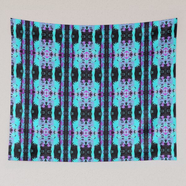 Item preview, Feathery Cubes Monoprint Pattern designed and sold by vallisrowe.