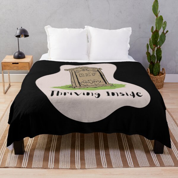 Item preview, Thriving Inside. Funny office zombie designed and sold by slicksquid.